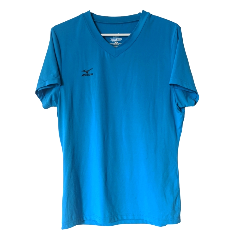 Mizuno V-Neck Short Sleeve T-shirt Large